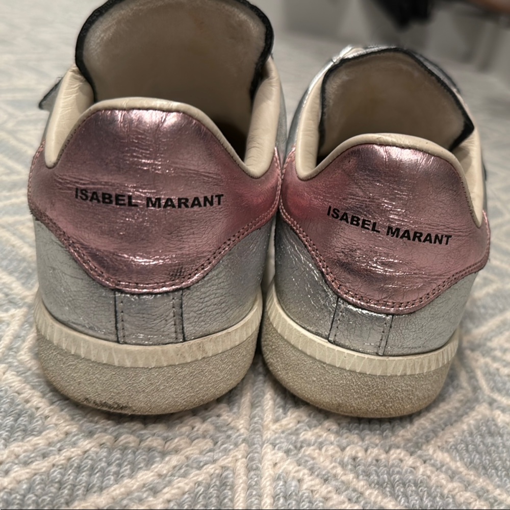 Isabel Marant Metallic Beth Sneakers